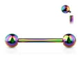 thumbnail image 6 of Titanium Internally Threaded Straight Barbell 16 Gauge - 7 Colors, 6 of 9