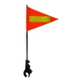 thumbnail image 1 of S SERENABLE Kit de Mât de Drapeau de Chariot de Golf Hauteur Réglable Accessoires de Support de Drapeau de Club de Vélos Dessus Rond 20x30cm, 1 of 6
