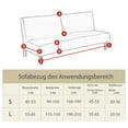 thumbnail image 5 of Armless Sofa Cover 3 Seater/2 Seater Stretch Sofa Throw for Sofa Bed L, 5 of 5