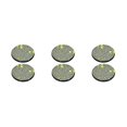 thumbnail image 4 of yingyy Pack of 2 PVC Plastic Automobile Cup Holder Mat Portable Waterproof Washable Anti-slip Rhinestone Pad Accessories Colorful 3Set, 4 of 6