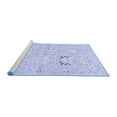thumbnail image 2 of Ahgly Company Machine Washable Indoor Rectangle Animal Blue Traditional Area Rugs, 8' x 12', 2 of 4