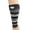 Charcoal, variant on Girls' Lambswool Striped Knee High Leg Warmers, Warm & Stylish for Winter, One Size