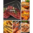 thumbnail image 7 of 3Pcs Steel Air Fryer Basket, Three Layer Stainless Steel Square Racks Fit for 7.5L-8L Square Air Fryer and Instant Vortex Fryer, 7 of 7