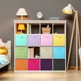 thumbnail image 6 of PinkSheep Collapsible Fabric Cube Storage Bins, Foldable Storage Cubes Organizer Bins Basket(13" x 13"), Multicolor, 6 Pack, 6 of 8