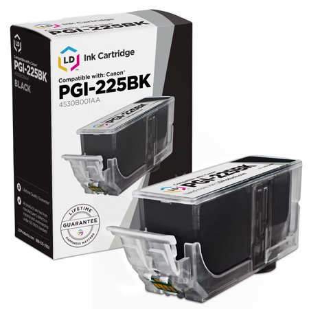 Canon PGI-225BK Pigment Black Compatible Cartridge W/ Chip for PIXMA iP4820  iP4920  iX6520  MG5120  MG5220  MG6120  MG6220  MG8120. MG8120B  MG8220  MX712  MX882  and MX892 s