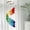 Multicolor, variant on S-shaped seashell wind chime, outdoor wind chime, handmade wind chime, garden decoration, courtyard pendant, home decoration pendant, women's gift, outdoor terrace decoration, mother's creative gift,