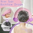 thumbnail image 2 of Adjustable Silicone Baby Shower Cap Shield - Waterproof Bath Visor Hat for 1-9 Years Kids, Eye & Ear Protection, Fun Design for Enjoyable Bath Time, 2 of 6