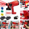 thumbnail image 2 of Multi-Nozzle Spray Gun - 3 Spray Modes for Walls, Wood, Vehicles & Decks - Indoor/Outdoor Painting Tool, 2 of 13