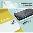 thumbnail image 3 of Designed for iPhone 15 Plus Case with Screen Protector and Lanyard, Phone Strap and Liquid Silicone Phone Case (Camera Protective + Soft Microfiber Lining) 6.7 inch 2023 (Soft Mint), 3 of 16