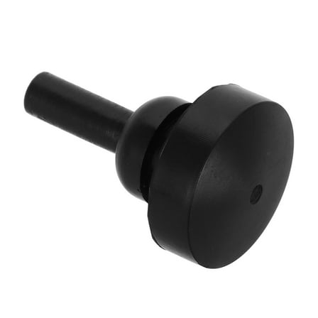 DINHEAROM Kickstand Bumper Pad Black Motorcycle Footrest 1Pack