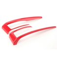 thumbnail image 3 of 2Pcs Car Red Gear Shift Panel Frame Trim Cover for 10Th Gen 2016 2017, 3 of 5