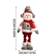 thumbnail image 3 of Extendable Snowman Doll Christmas Decor Stretchable Santa's Deer Toy For Window Display Mantel Tree Decorations Festive Interactive Party Props For Home, 3 of 5