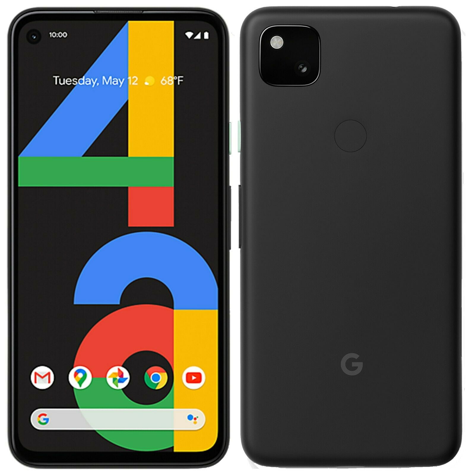 Restored Google Pixel 4a 128GB Just Black (Unlocked) (Refurbished ...