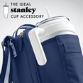 thumbnail image 6 of Fit+Fresh Crossbody Water Bottle Carrier with Insulated Compartment, fits 40oz Tumbler Cup, Navy, 6 of 6