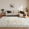 thumbnail image 4 of Jamfeel Vintage Rugs Soft Floral Area Rug Boho Carpet for Living Room Bedroom Home Decor,6'x9',Light Camel, 4 of 7