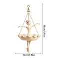 Ballet Dancer Hanging Planter, Decorative Hanging Flower Pot for Indoor ...