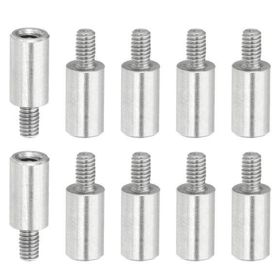 M2.5x9 4mm Album Scrapbook Extension Posts Extension Screw, 10Pcs Stainless Steel Extension Post Replacements for Binding Extending Refillable Scrapbook Photo Album Craft DIY