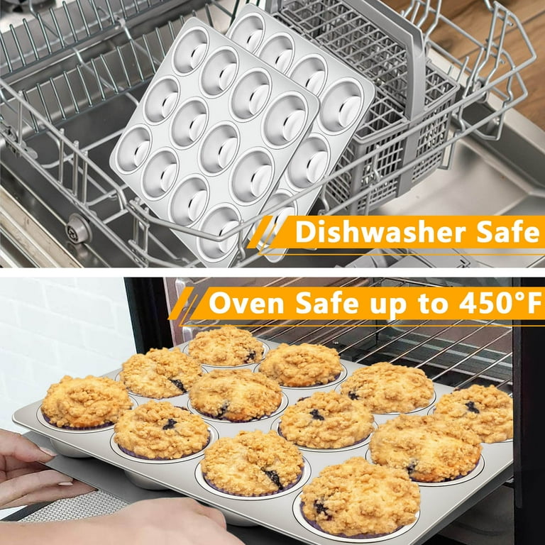 12-Cup Stainless Steel Muffin Pan photo 3