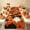 【72"x13"】D, variant on PoyoKee Halloween Table Runner 72 x 13 inch, Black Orange Striped Decorative Runner for Dining Table, Farmhouse Kitchen Decor, Halloween Decorations