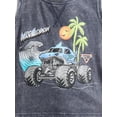 thumbnail image 6 of Monster Jam Baby Boys Sleeveless Graphic Tank Top and Shorts Set, 2-Piece, Sizes 0/3M-24M, 6 of 7