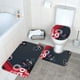 thumbnail image 3 of Juego de 3 alfombras de baño del equipo Texans Alfombra antideslizante para baño de 24 x 16 pulgadas, 3 of 7