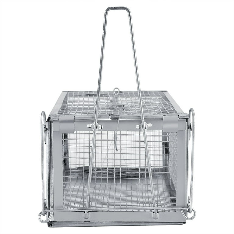 Keenso 26.2*14*11.4cm Rat Trap Cage Small Live Animal Pest Rodent Mouse  Control Bait Catch, Pest Trap Cage,Mouse Trap，Small Animasl Humane Live  Cage
