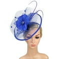 thumbnail image 2 of MESSUEN Fascinators Hats for Women Ladies Fascinator Hats Fascinator Hats for Women Hat for Tea Party Women Girl Hat Dress Hat Hats for Tea Party for Women Blue One Size, 2 of 7