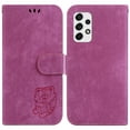 thumbnail image 2 of Compatible with Samsung Galaxy A73 5G Embossed Cute Tiger Flip Folio Wallet Case Card Pocket Holder Cover, 2 of 5