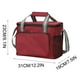 thumbnail image 3 of Bolsa térmica aislante de gran capacidad para picnic, ideal para alimentos y bebidas. Bolsa portátil para llevar el almuerzo al aire libre, para compras y para la playa., 3 of 4