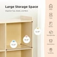 thumbnail image 3 of 9-Cube Storage Organizer, Wooden Storage Cabinet Display Shelf, Kids Bookshelf for Classroom, Playroom, Living Room, Office, etc, 3 of 6