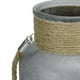Northlight 10" Lanterne de Bougeoir de Pilier de Scène d'Hiver Glacé Gris et Blanc avec Poignée – image 2 sur 5