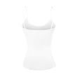 thumbnail image 4 of Basic Women Short Cami Built-In Shelf Bra - 2 Pk - Black, White, L, 4 of 6