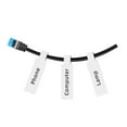 thumbnail image 2 of NIIMBOT Cable Label Maker Tape (0.49" x 4.29") Printer Sticker Paper with Self-Adhesive for D11/D110/D101/H1/H1S,1 Roll of 65 (White), 2 of 7
