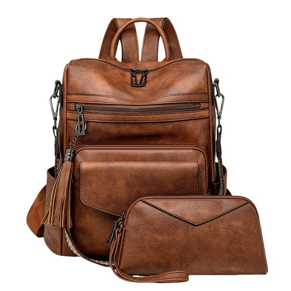 YIEMEEN Travel Backpack with Tassels for Woman Shoulder Bag Large Capacity Daypacks Retro Backpack Purse Students School Bag
