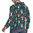 thumbnail image 6 of Wukai Amanita Mushroom Print Men Hoodies Fleece Sweatshirts Long Sleeve Sweaters Pullover Fall Outfits Winter Clothes-4X-Large, 6 of 7