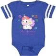 thumbnail image 3 of Inktastic My Auntie Loves Me- cute unicorn Boys or Girls Baby Bodysuit, 3 of 5