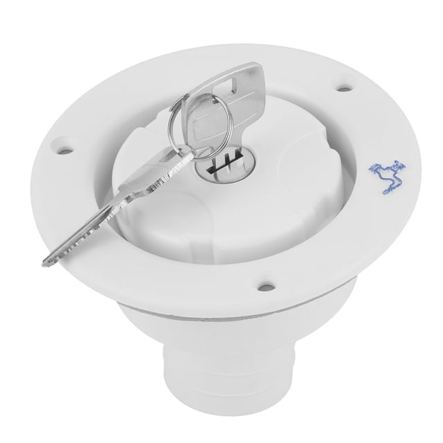 Gravity Water Inlet, Leakproof Water Inlet Hatch Lockable Sturdy Plastic With 2 Keys For Motorhome For For Trailer