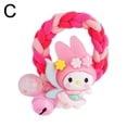 thumbnail image 2 of Diadema con aro trenzado Kulomi de dibujos animados para niña, diadema con bola, coleta alta, banda de goma, accesorios para el cabello, 2 of 2
