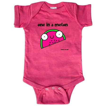 

Inktastic One in a melon Gift Baby Boy or Baby Girl Bodysuit