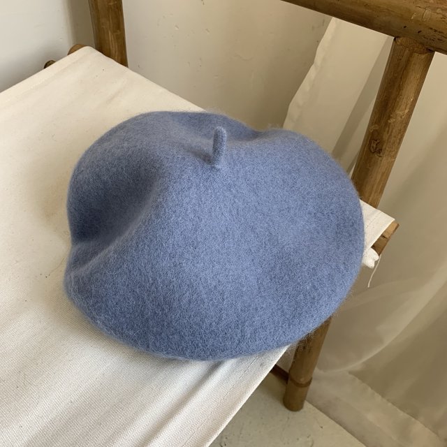LinYooLi Breda Hat Female British Retro Autumn And Winter Day Is Wool Painter Hat Ladies Beilei Hat Versatile Korean Version