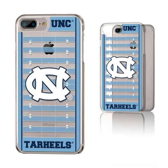 North Carolina Tar Heels iPhone Clear Football Field Design Case
