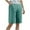 Green, variant on Jalioing Women's Knee Length Lounge Shorts Straight Leg Drawstring Waist Summer Shorts Casual Basic Beach Shorts