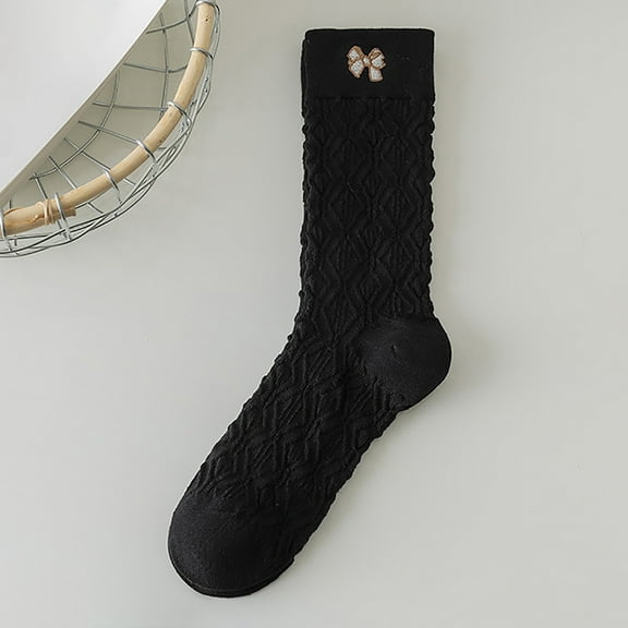 Dyfzdhu Cartoon Socks Women Midtube Socks New Summer Cotton Socks Japanese Cute Little Animal Pattern All Matching Casual Socks