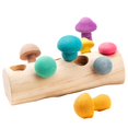 thumbnail image 4 of Juguete De Madera Para Recoger Setas Para Bebés, Juego Educativo Temprano De Clasificación De Formas De Colores De Madera Para Niños Serendint FN006152-00, 4 of 6
