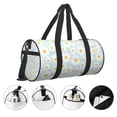 thumbnail image 3 of Easygdp Daisies Flowers Bolsa de Viaje, Bolsa de Mano, Bolsa de Gimnasio, Bolsa de Equipaje para Viaje, 3 of 6