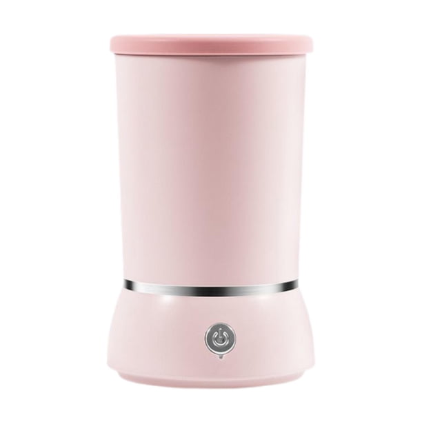 Limpiador automático de patas de perro,Lavador de pies para mascotas con cepillo de silicona,Limpieza de patas,Limpiador de pies de perro portátil par rosa