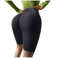thumbnail image 2 of EQWLJWE Fashion Womens Yoga Leggings Fitness Running Gym Sports Full Knee Length Pants Women's Shorts Holiday Clearance, 2 of 5