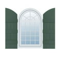 thumbnail image 4 of 14"W x 82"H (75" Low Side) Lifetime Vinyl, Custom Four Board Joined w/ Archtop (3 Batten), Board-n-Batten Shutters, w/Shutter-Loks (Per Pair), Wicker, 4 of 8