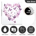 thumbnail image 3 of WOBOGO Purple Butterfly Pink Floral Magnetic Dishwasher Sticker Personalized DIY Beautiful and Practical Home Kitchen Decorations23×16in., 3 of 6