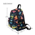thumbnail image 3 of FORMRS School Backpack with Front Zippered Pocket 12" Elementary Student Travel Daypack, Cartoon Space Cat, 3 of 6